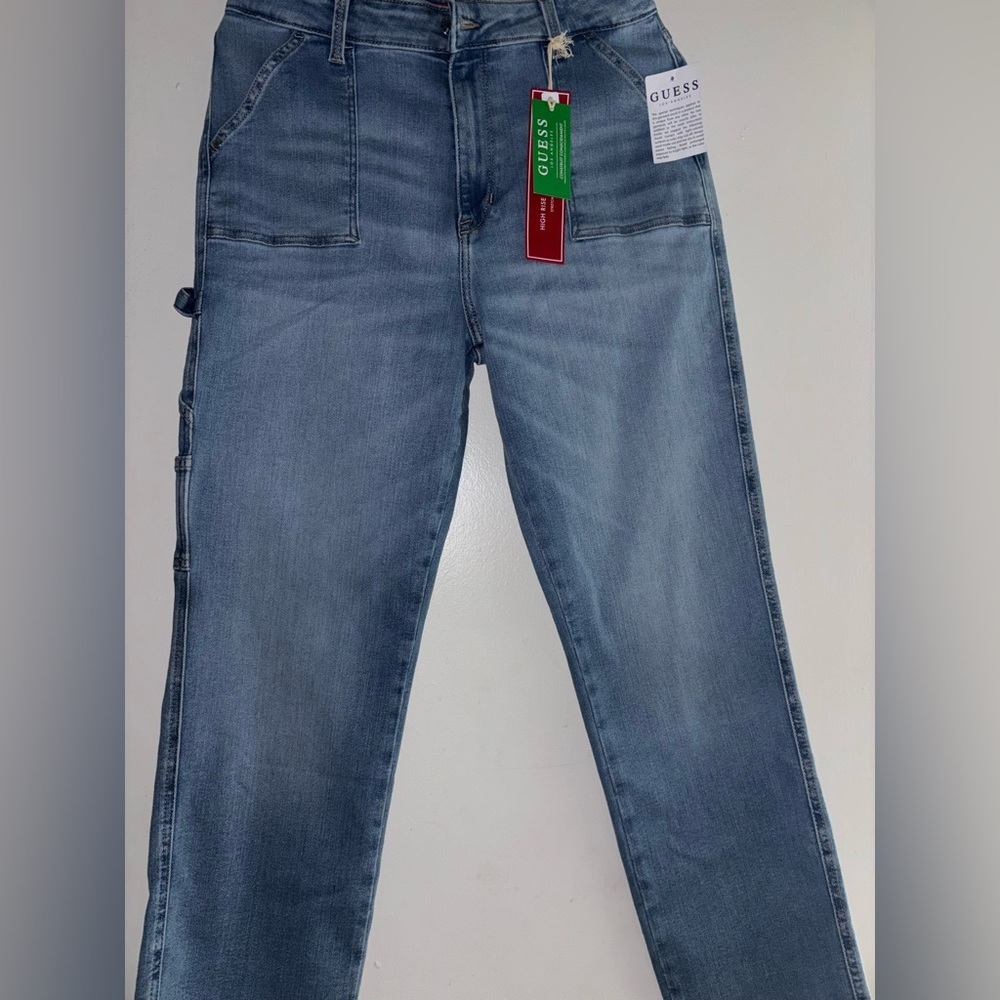 Guess Jeans Light Blue Denim High rise